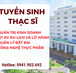 Đại học Đông Á tuyển sinh đào tạo trình độ Thạc sĩ đợt 1 năm 2019